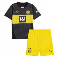 Dětský fotbalový dres Borussia Dortmund 2024-25 Venkovní Krátký Rukáv (+ trenýrky)